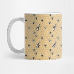 Bee Mask Honeycomb Beekeper Mug